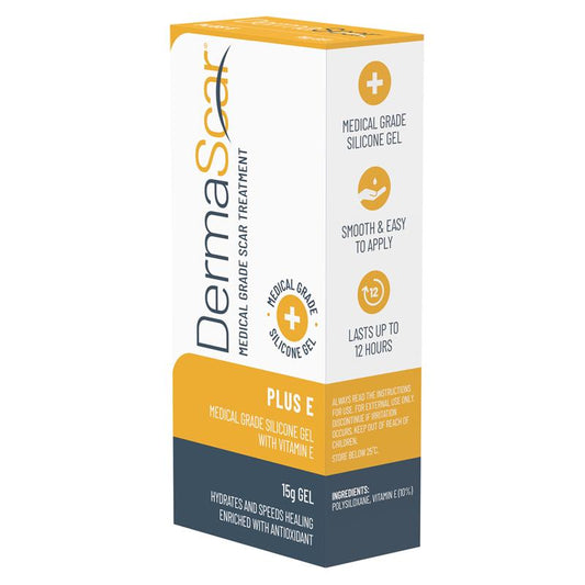 Dermascar Plus E Gel 15g - Advanced Scar Treatment with Vitamin E-Auzzi Store