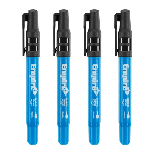 Empire Ultra Fine Black Marker 4 Pack - 0.5mm Tip - Smear-Resistant - Black – view 2 - Auzzistore