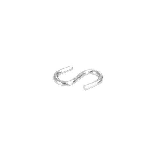 Pinnacle Zinc Plated S Hooks - 60 x 6mm - 5 Pack - Durable - Corrosion Resistant - Auzzistore