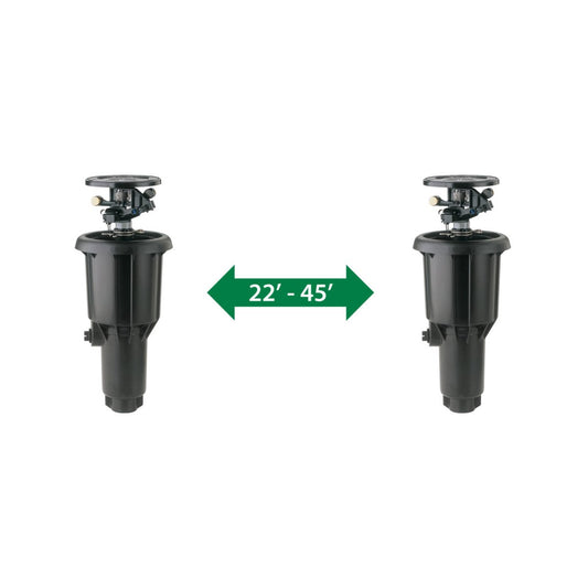 Rain Bird Pop-Up Impact Sprinkler - 7.3m to 13.7m - Heavy Duty - Adjustable – view 2 - Auzzistore