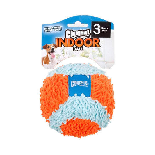 Chuckit Indoor Ball - Durable Indoor Fetch Toy - 127mm - Bright Colours