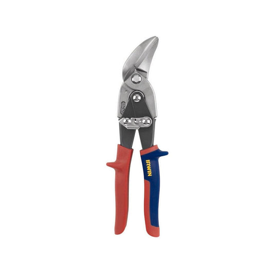 Irwin Left Cut Snips - 225mm - Chrome Molybdenum Steel - Offset Design - Auzzistore