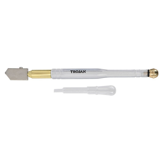 Trojan Oil Filled Glass Cutter - Tungsten Carbide Wheel - 2-12mm Thickness – view 2 - Auzzistore