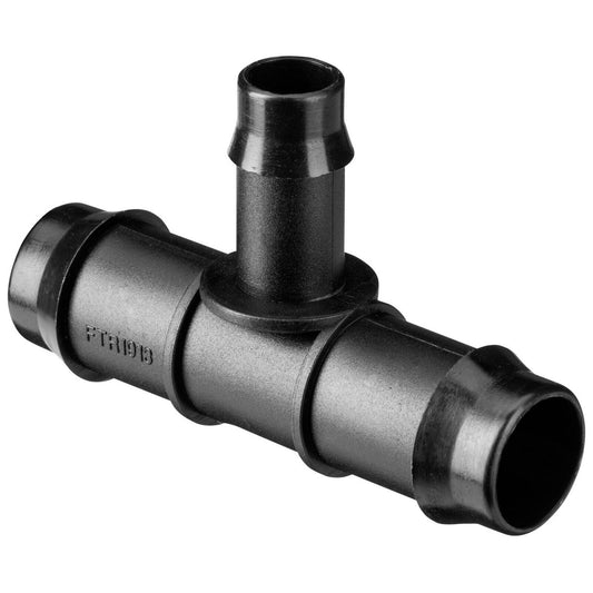 Toro 19mm Tee x 13mm Barbed Reducing Joiner Polypropylene UV Stabilised - Auzzistore