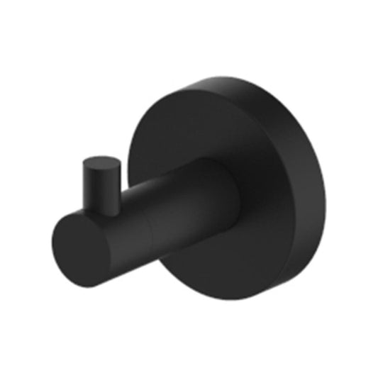 Gareth Ashton Black Poco Robe Hook - Compact 54mm x 54mm - Modern Design - Auzzistore