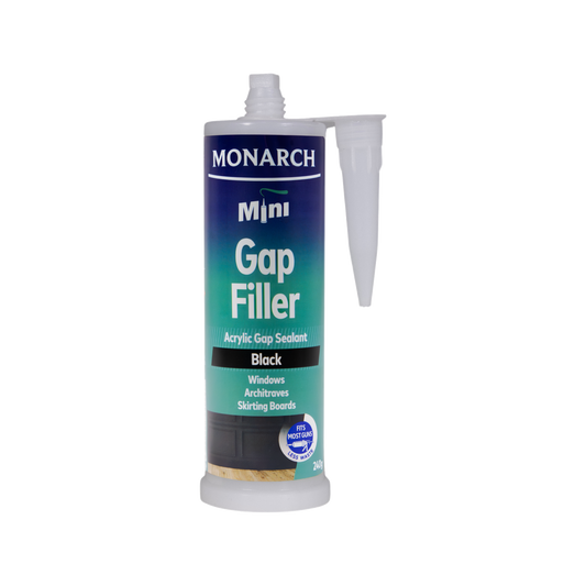 Monarch Mini Gap Filler 240g Black Acrylic Sealant Superior Flexibility - Auzzistore
