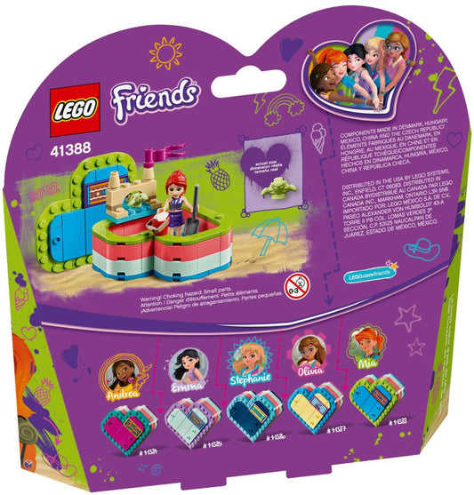 LEGO 41388 Mia's Summer Heart Box: Sandcastle & Turtle Playset – view 2 - Auzzistore