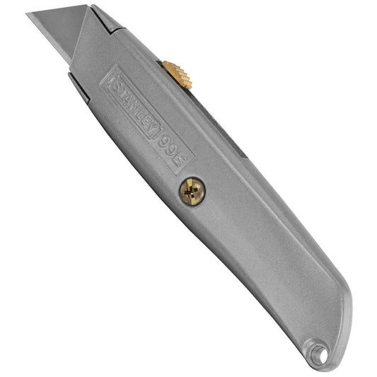 Stanley Retractable Trimming Knife - 6" Metal - Lightweight - Secure Blade - Auzzistore