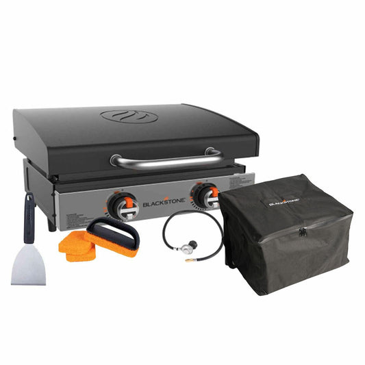 Blackstone Original Tabletop Griddle With Hood Bundle - Auzzistore