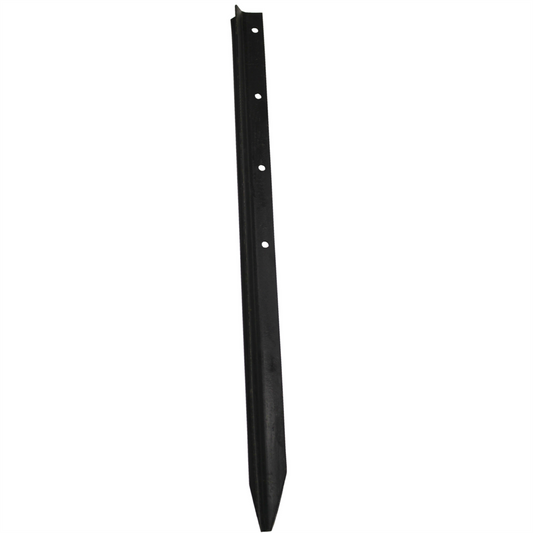 Ultrapost 60cm Black Steel Fence Post - Lightweight - Durable - Prepunched - Auzzistore