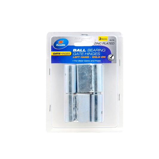 Zenith Gate Hinges - Zinc Plated - 2 Pack - Steel - Corrosion Resistant