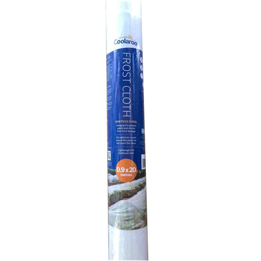 Coolaroo Frost Cloth 0.9 x 20m Lightweight UV Stabilised Protection - Auzzistore