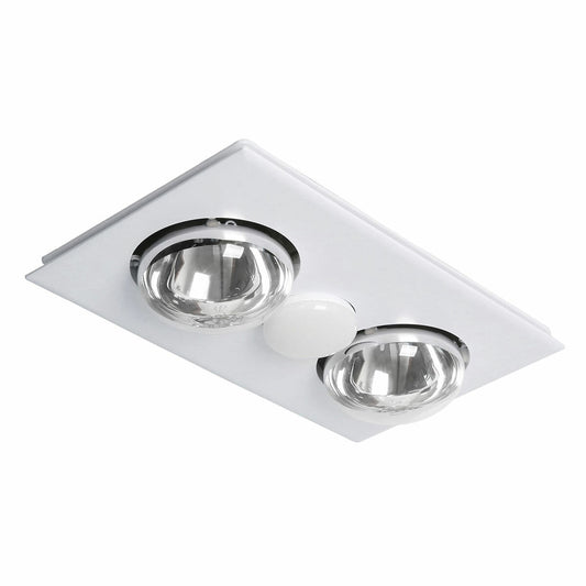 Martec Striker 2 Bathroom Heater and Exhaust Fan With Tricolour LED Light