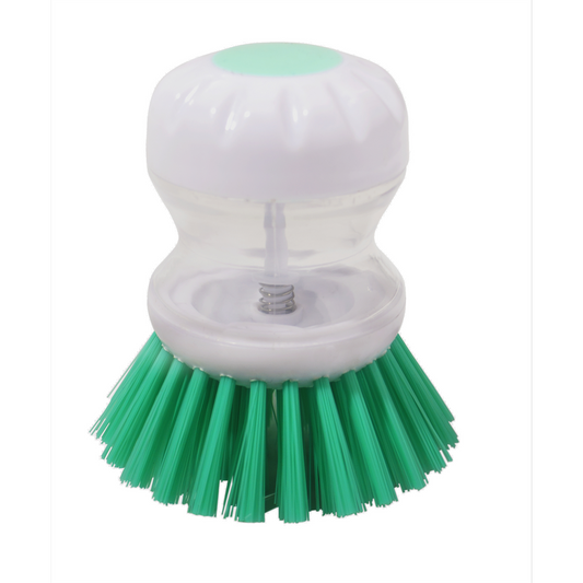 Morgan Palm Dish Brush - Durable PP - Easy Soap Dispensing - 70mm