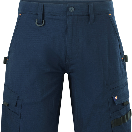 Citeco 87r Navy Mid Cargo Shorts - Ripstop Fabric - Durable & Functional
