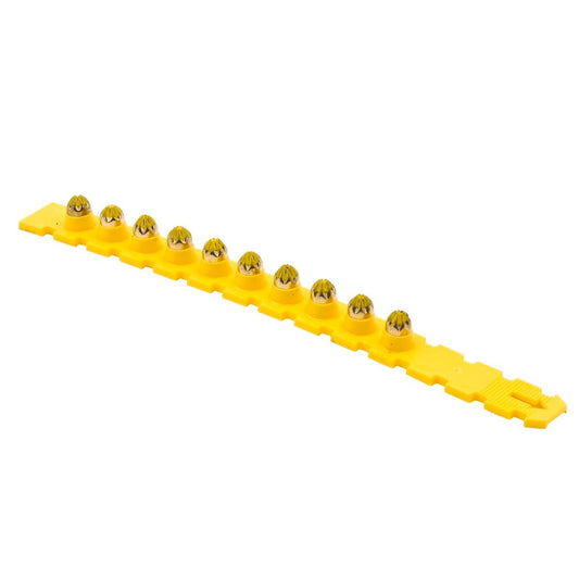 Ramset Power Load Strip - Medium Strength - 100 Pack - Metal - Yellow - Auzzistore
