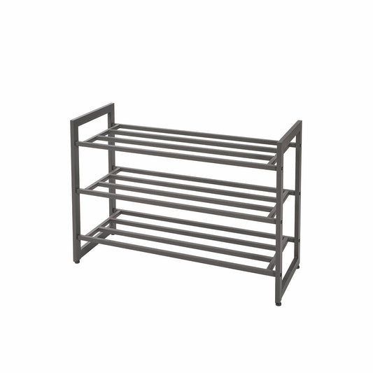 Neatfreak 3 Tier Stackable Shoe Rack Heavy Duty Metal 12 Pairs C05055P064