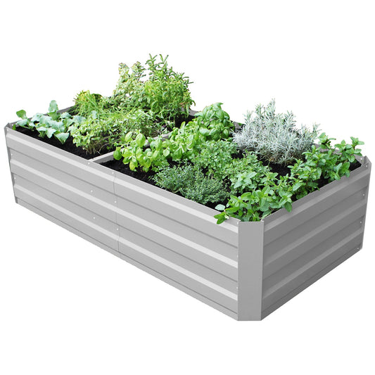 Greenlife Large Garden Bed And Greenhouse Cover 180 x 90 x 45cm White – view 2