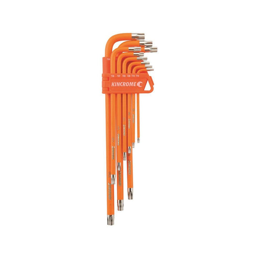 Kincrome 9 Piece Tamperproof Torx Wrench Set - Chrome Vanadium - Durable