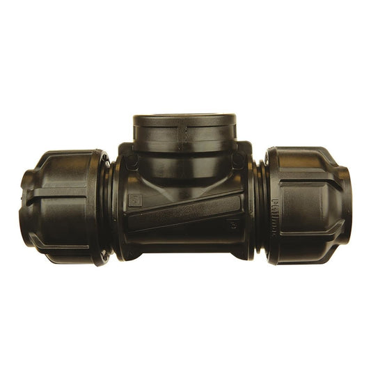 Philmac Metric Pipe Tee 16mm x 16mm Poly x Poly x BSP Durable Fitting - Auzzistore