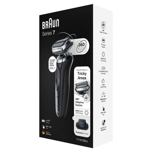 Braun Series 7 Wet and Dry Electric Shaver Waterproof Trimmer 71-N1200S-OH — image 2