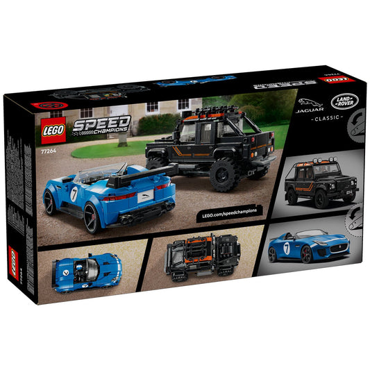 LEGO Speed Champions Jaguar Project 7 And Land Rover Defender Building Set 77264 — image 2