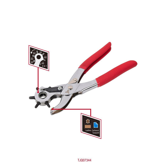 Trojan Adjustable Hole Punch - 2.5mm to 5.0mm - Cardboard, Leather, Tarpaulins – view 2 - Auzzistore