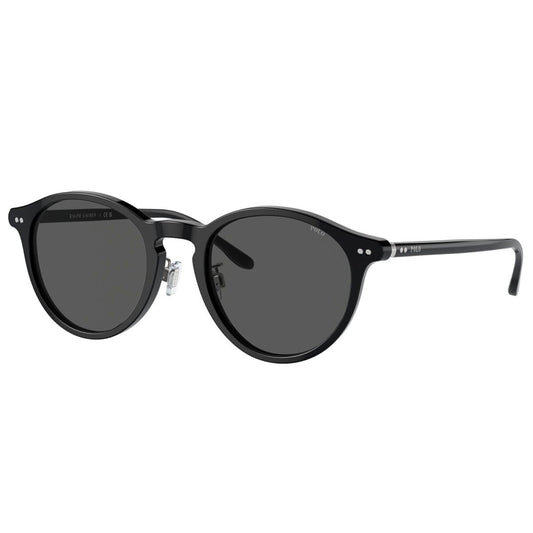 Polo Ralph Lauren PH4193F Men's Round Sunglasses Black Acetate 51mm