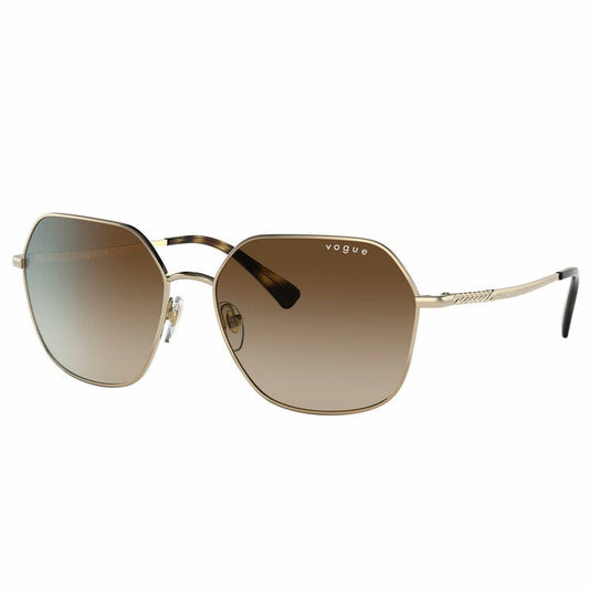 Vogue VO4198S Women's Irregular Sunglasses Gold Metal Brown Gradient Lenses — image 2