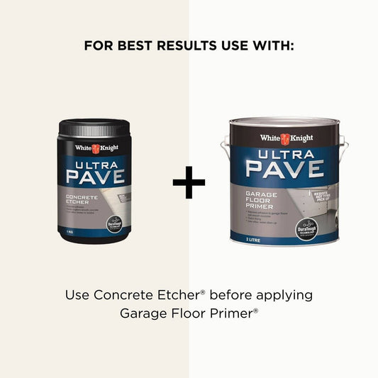 White Knight Ultra Pave 2L Garage Floor Primer - Water Based - Quick Drying – view 2 - Auzzistore
