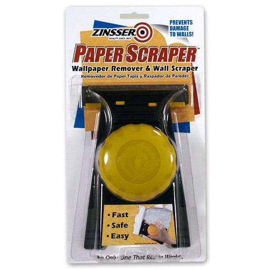 Zinsser Wallpaper Paper Scraper - 150mm Plastic - Safe Adhesive Removal