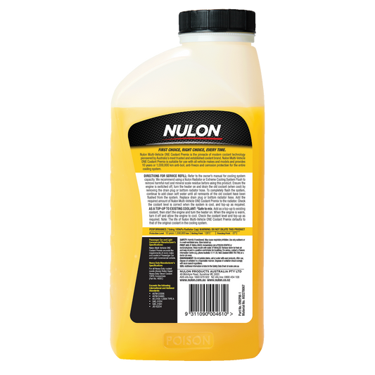 Nulon Multi Vehicle One Coolant Premix 1L - Universal Anti-Freeze & Anti-Boil – view 2