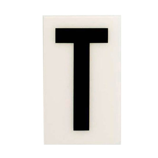 Sandleford 60mm White Self Adhesive House Letter T - Durable Polycarbonate - Auzzistore