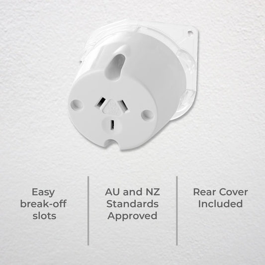 Deta 10 Amp Single Outlet Plug Base Polycarbonate Easy Installation – view 2 - Auzzistore