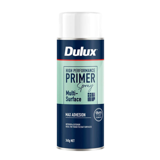 Dulux Spray Paint Multi Surface Primer 340g - Quick-Drying - White - Auzzistore