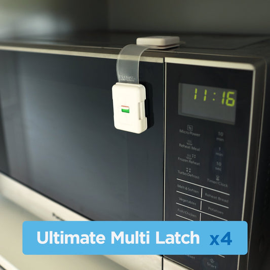 Perma Child Safety Ultimate Multi Latch 4 Pack - 15cm to 19cm - Secure Cabinets – view 2