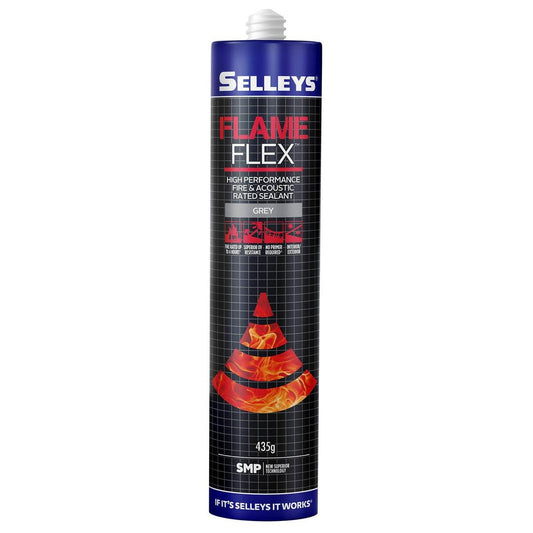 Selleys Flame Flex Sealant 435g Grey Fire Acoustic Sealant High-Performance - Auzzistore