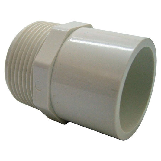 Holman 25mm x 1 Inch Press PVC BSP Male Thread Adaptor - Plastic - Durable