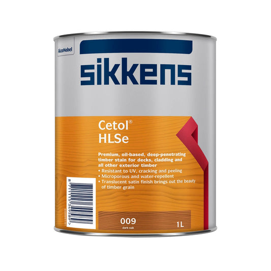 Sikkens 1L Dark Oak Cetol HLSe Timber Finish - Oil Based - Durable UV Protection - Auzzistore