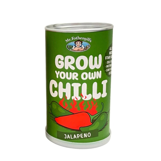 Mr Fothergill Jalapeno Chilli Can Grow Kit - 1L - Green - Indoor/Outdoor - Auzzistore