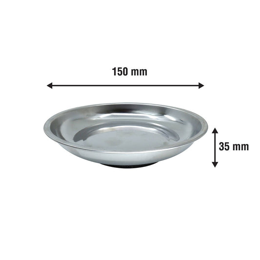 Everhang Magnetic Bowl 150mm Stainless Steel PVC Coated Scratch-Free – view 2 - Auzzistore