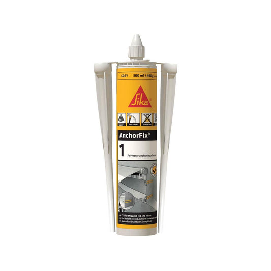 Sika 300ml Grey Anchorfix 1 Adhesive - Epoxy - High Load Capacity - Auzzistore