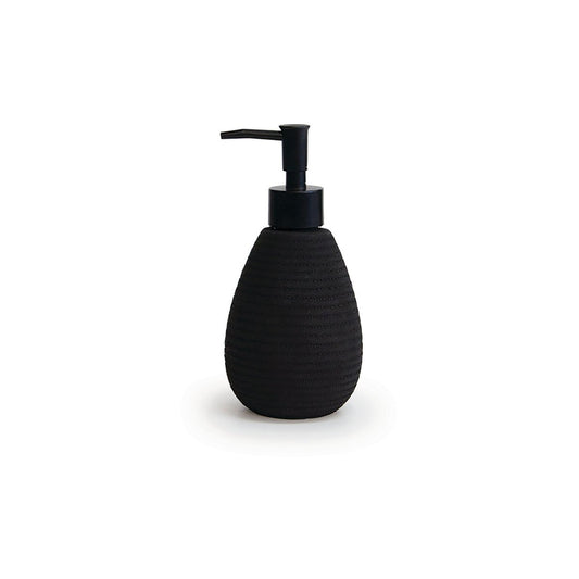 Wet By Home Design Urban Soap Dispenser - Black Ceramic - Stylish Design