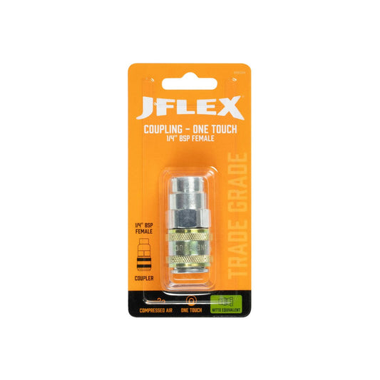 Jflex Coupling 1/4 BSP Female - Nitto Equivalent - 22mm x 58mm - High-Flow – view 2 - Auzzistore