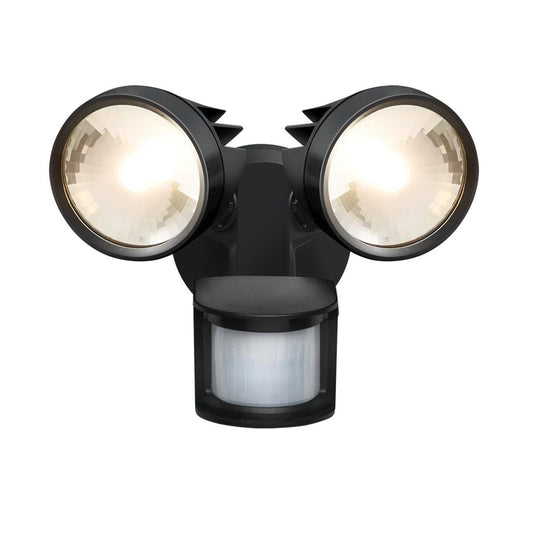 HPM Sika 25W LED Twin Security Light - 240mm Die Cast Aluminium - Weatherproof