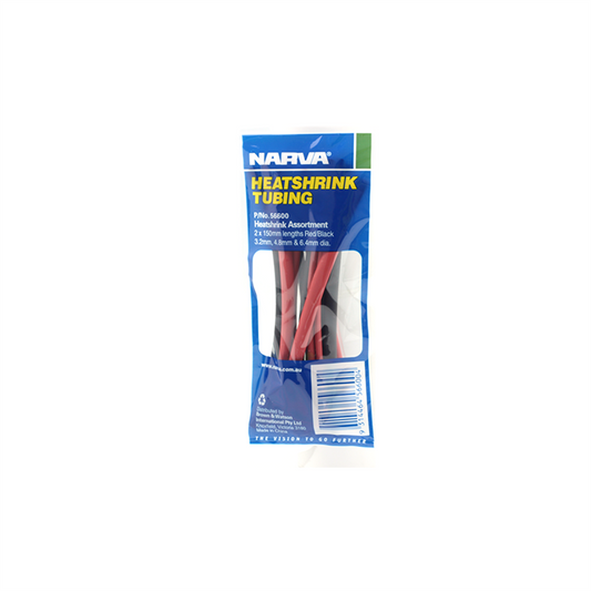 Narva Heatshrink Tubing - 150mm - 3.2-6.4mm - Polyolefin - Assorted