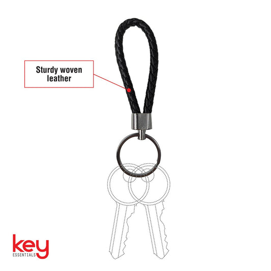 Key Essentials Leather Look Loop Accessory - 120mm x 30mm x 9mm - Durable – view 2