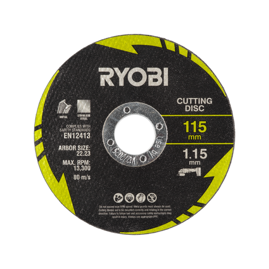 Ryobi 4 Piece Cutting and Grinding Set - 115mm - Precision Metalworking Tools – view 2 - Auzzistore