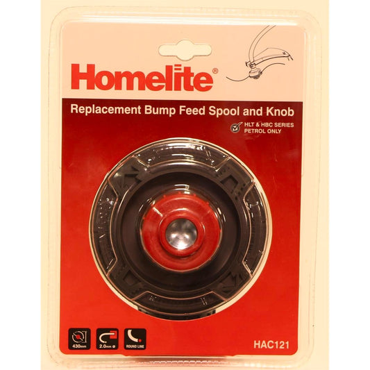 Homelite Bump Feed Trimmer Head 2.0mm Plastic Metal Easy Reload - Auzzistore
