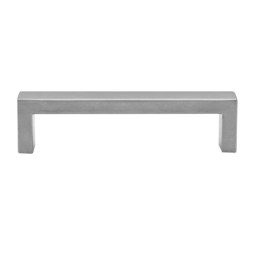 Prestige Square Pull Handle - 128mm - 304 Grade Stainless Steel - Easy Install